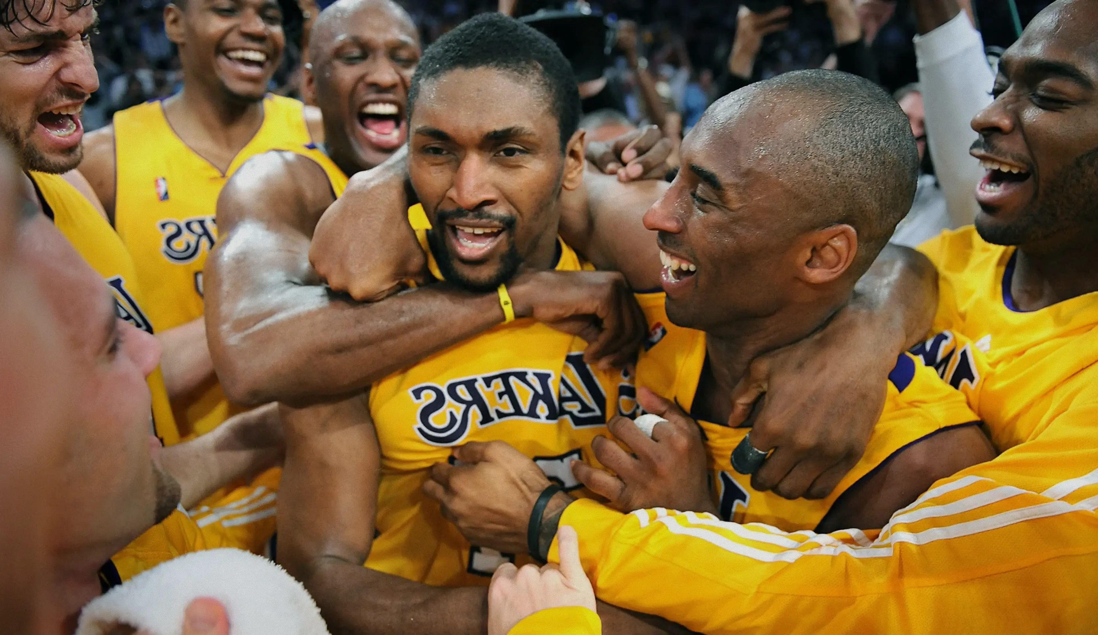 Metta World Peace with the Lakers