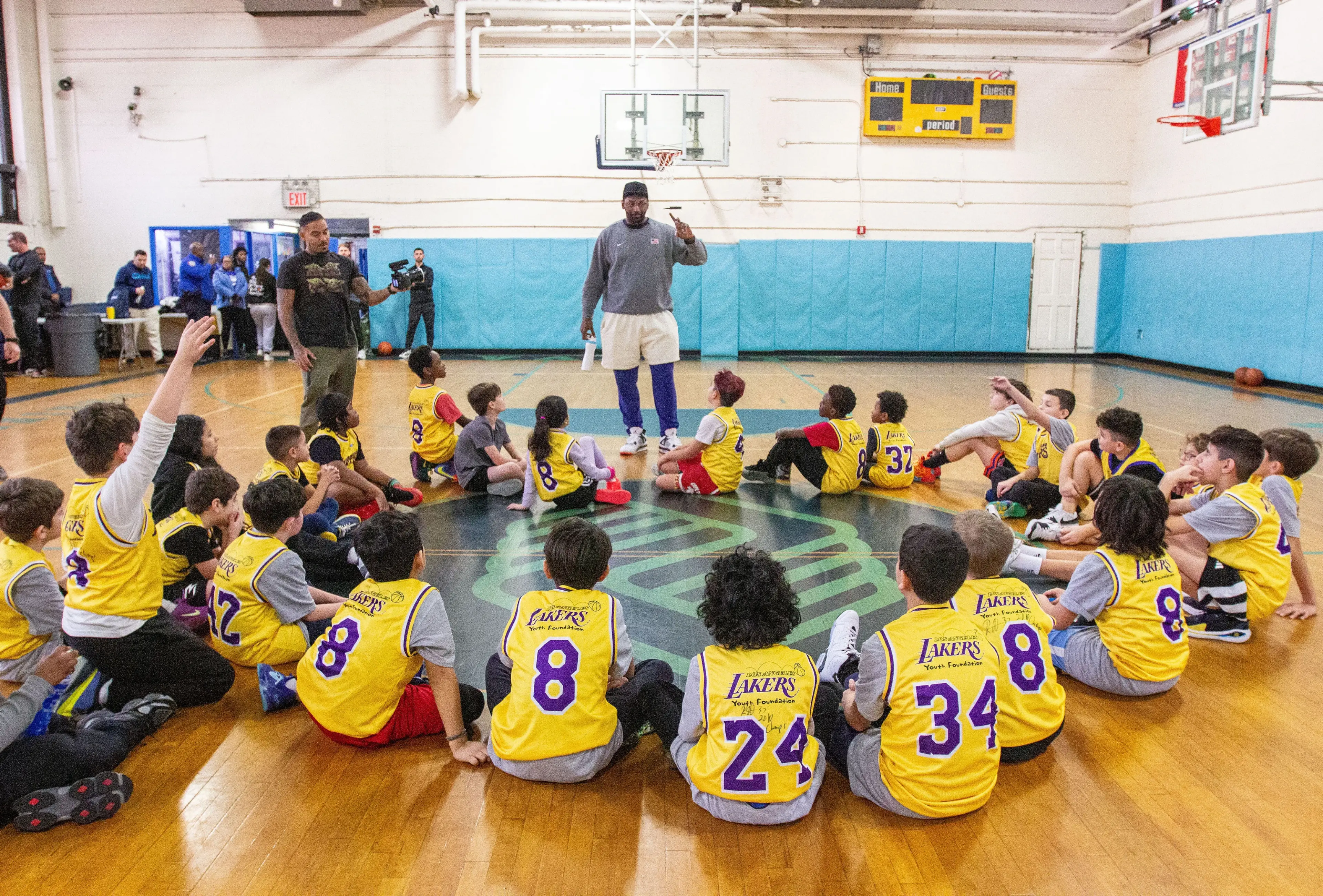 Metta World Peace sports clinic
