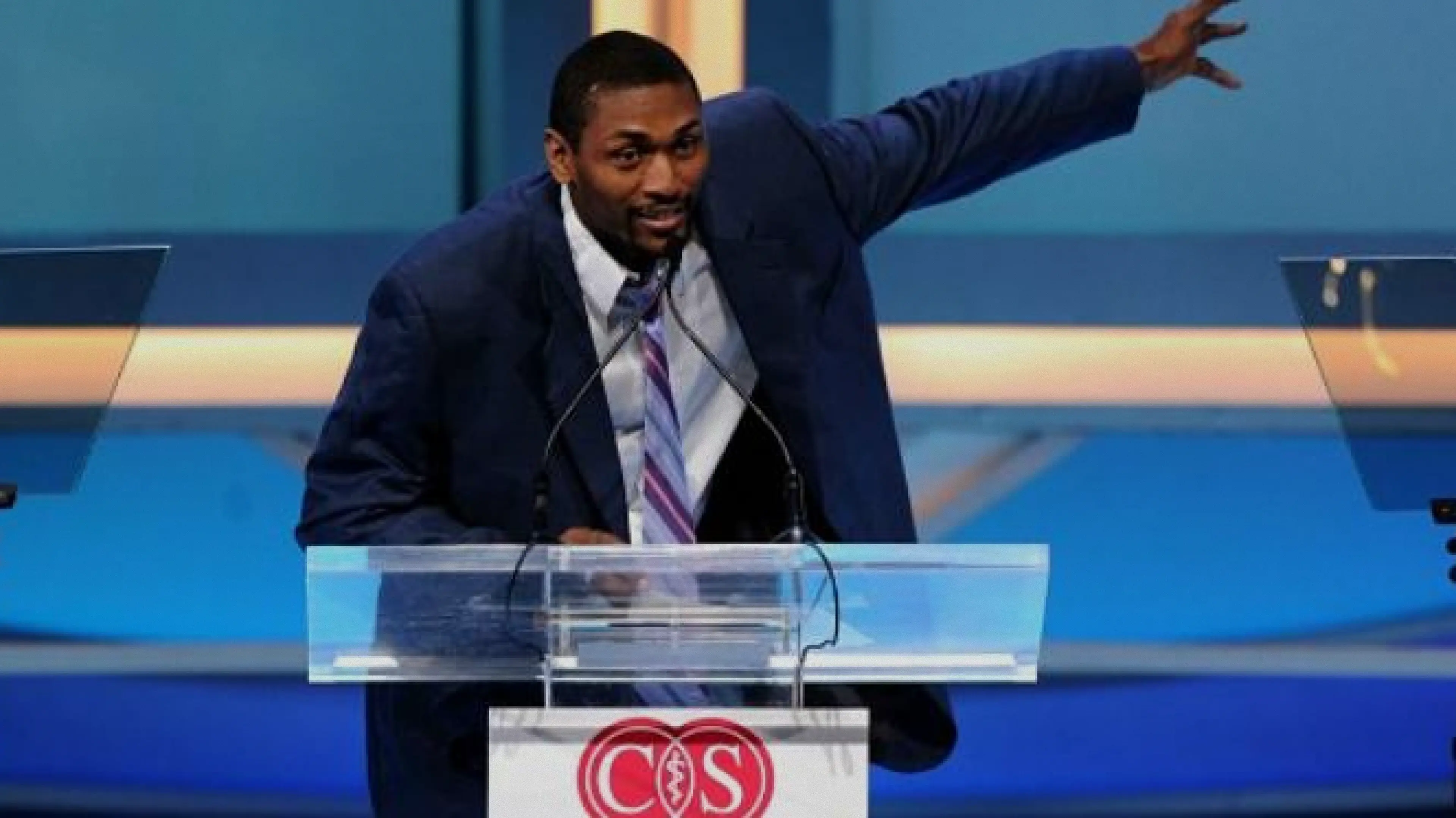Metta World Peace speaking